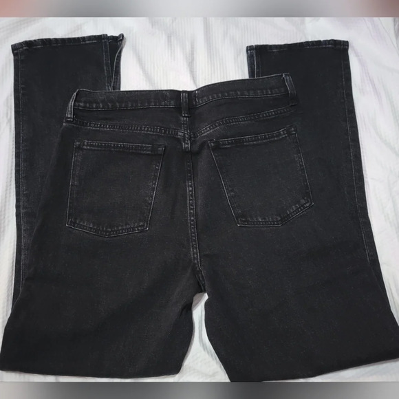 NWT Abercrombie Women's High Rise Skinny Jeans, Black with Vent Hem, sz 32/14R - Picture 3 of 6